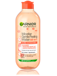 Micelární voda s peelingovým účinkem