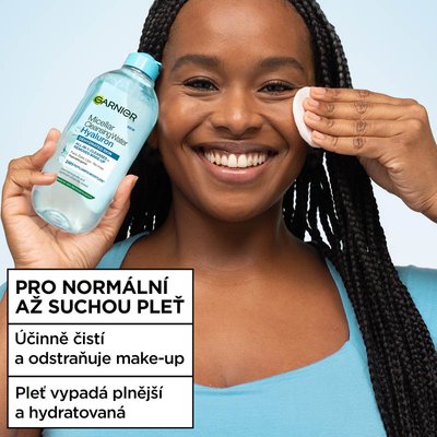 Garnier Skin Naturals All in One vyplňující micelární voda hyaluronic aloe, 400 ml - 2