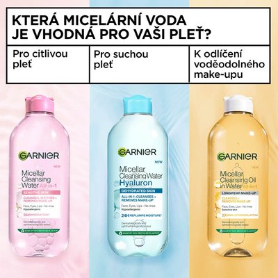 Garnier Skin Naturals All in One vyplňující micelární voda hyaluronic aloe, 400 ml - 8