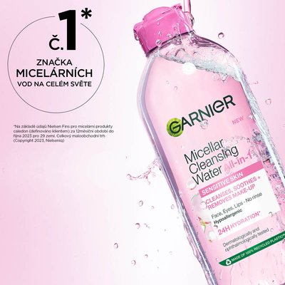 Skin Naturals micelarní voda 3in1 pro citlivou pleť 400 ml - 5