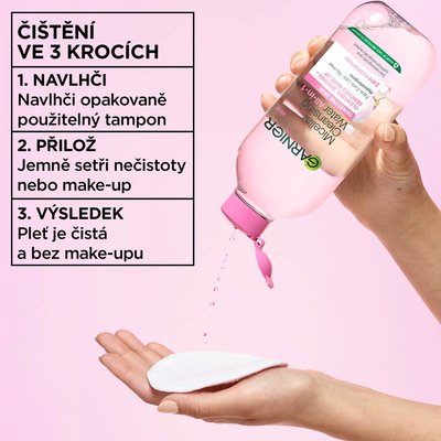 Skin Naturals micelarní voda 3in1 pro citlivou pleť 400 ml - 7