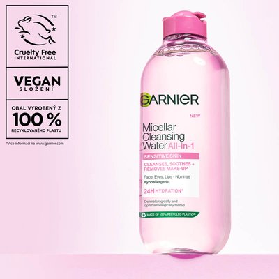 Skin Naturals micelarní voda 3in1 pro citlivou pleť 400 ml - 9