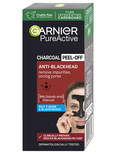 Pure Active Charcoal slupovací maska proti černým tečkám s aktivním uhlím