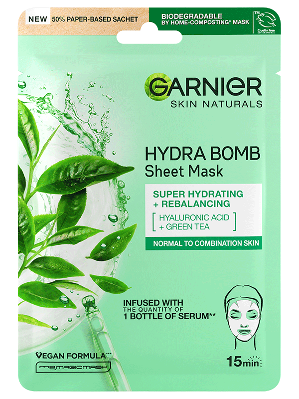 Hydra Bomb textilní maska se zeleným čajem