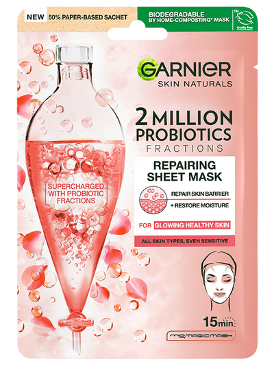 Skin Naturals regenerační textilní maska s probiotickými frakcemi