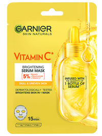 Garnier textilní maska s vitamínem C pro rozjasnění pleti