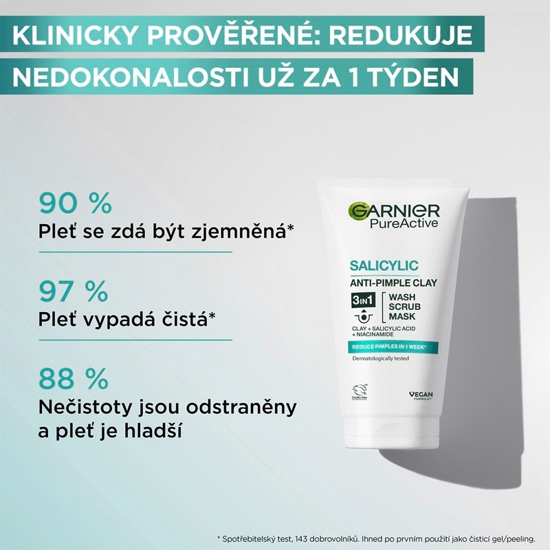 Skin Naturals Pure čisticí peeling 3v1 - 4