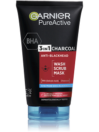 Skin Naturals Pure Active 3v1 maska s aktivním uhlím proti černým tečkám