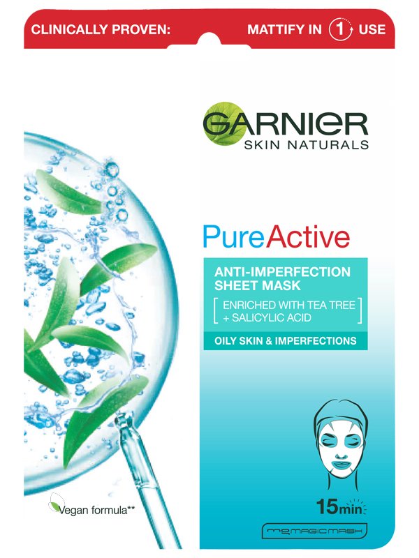 Garnier Pure Active textilní maska