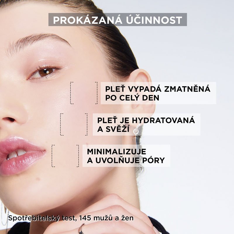 Pure Active AHA + BHA lehký denní zmatňující krém 3v1 s aktivním uhlím - 7