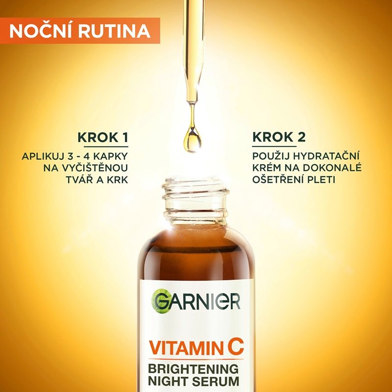 Rozjasňující noční sérum s vitamínem C - 3