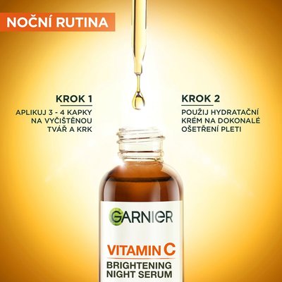 Rozjasňující noční sérum s vitamínem C - 3