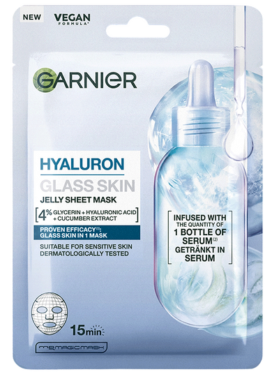 Garnier Hyaluron Glass Skin Jelly Sheet Mask