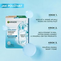 Garnier HYALURON+ textilní pleťová maska pro obnovu kožní bariéry s kyselinou hyaluronovou - 6
