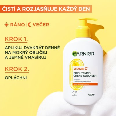 Skin Naturals rozjasňující čisticí krém s vitaminem C - 5