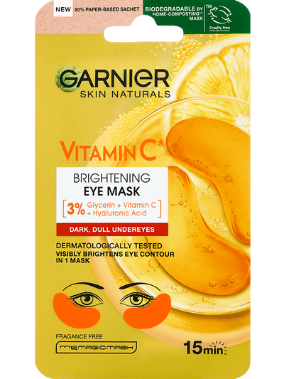 Skin Naturals oční maska pro rozjasnění očního okolí