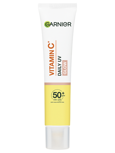 Skin Naturals Vitamin C denní rozjasňující UV fluid SPF 50+ glow