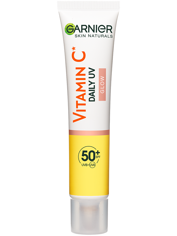 Skin Naturals Vitamin C denní rozjasňující UV fluid SPF 50+ glow