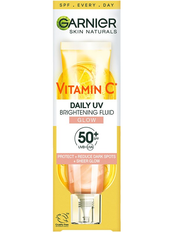 Skin Naturals Vitamin C denní rozjasňující UV fluid SPF 50+ glow - 2