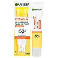 Skin Naturals Vitamin C denní rozjasňující UV fluid SPF 50+ invisible - 9