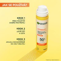 Garnier Vitamin C* Rozjasňující neviditelná pleťová mlha s SPF 50+ 75ml - 3