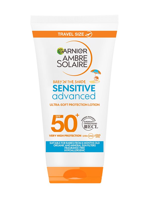 Sensitive Advanced opalovací mléko pro děti SPF 50+ travel size