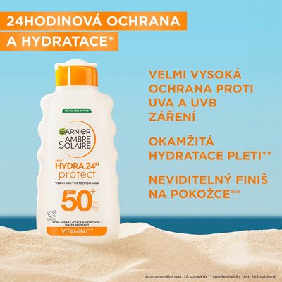 Hydra24h Protect Ochranné opalovací mléko proti UV záření s velmi vysokou ochrannou SPF 50 - 6