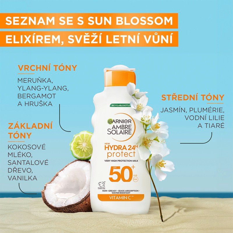 Hydra24h Protect Ochranné opalovací mléko proti UV záření s velmi vysokou ochrannou SPF 50 - 7