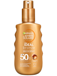 Ambre Solaire Ideal Bronze opalovací tělové mléko ve spreji SPF 50