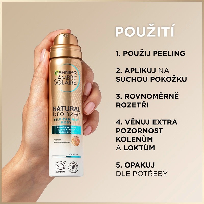 Ambre Solaire Natural Bronzer samoopalovací tělová mlha - 2