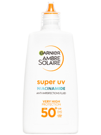 Ambre Solaire Super UV denní fluid proti nedokonalostem s Niacinamidem a SPF 50+