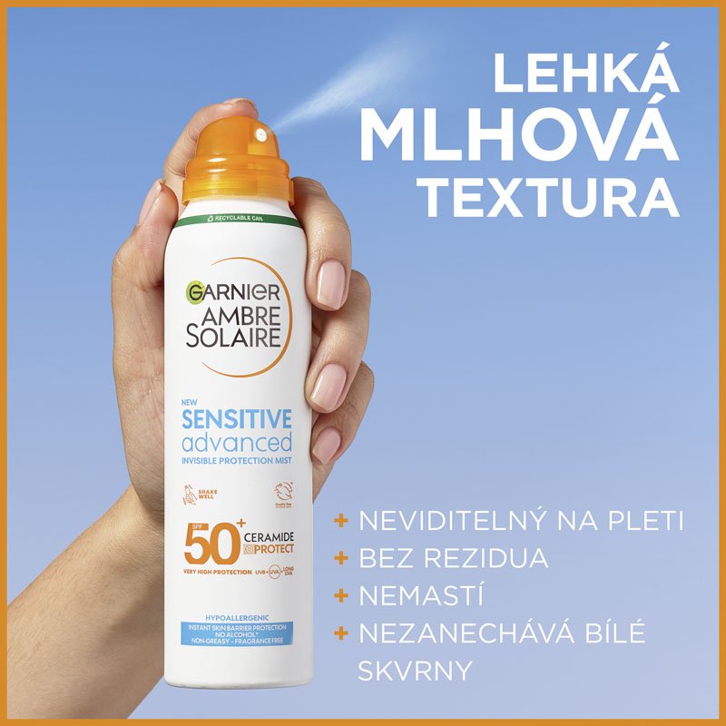  Ambre Solaire Sensitive Advanced ochranná mlha SPF 50+ - 3