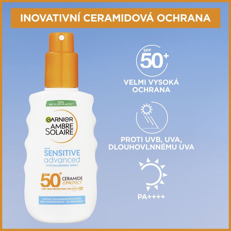 Ambre Solaire Sensitive Advanced Sprej SPF 50+ - 7