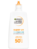 Ambre Solaire Super UV denní fluid proti nedokonalostem s Niacinamidem a SPF 50+