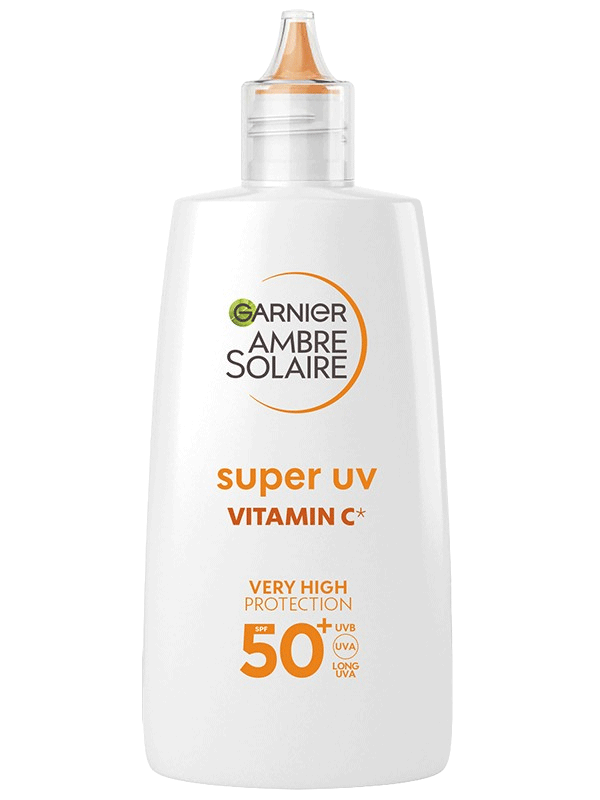 Super UV denní fluid proti tmavým skvrnám s Vitaminem C a SPF 50+